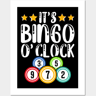 It's Bingo 0'clock T shirt For Women Posters and Art